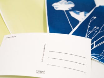 Kit cyanotype cartes postales