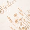 Détail motif herbier