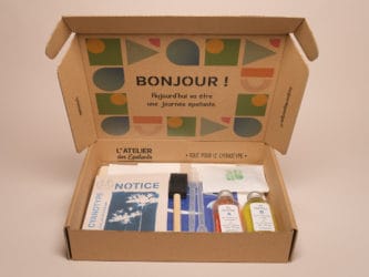 Kit cyanotype avec produits à mélanger
