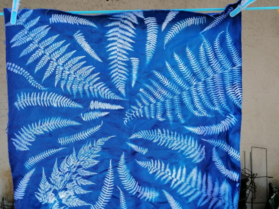 Tutoriel le cyanotype sur tissu • Tout pour le cyanotype