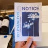 notice pour grand kit cyanotype avec produits à mélanger